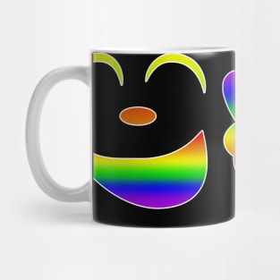 Rainbow Happy Face Mug